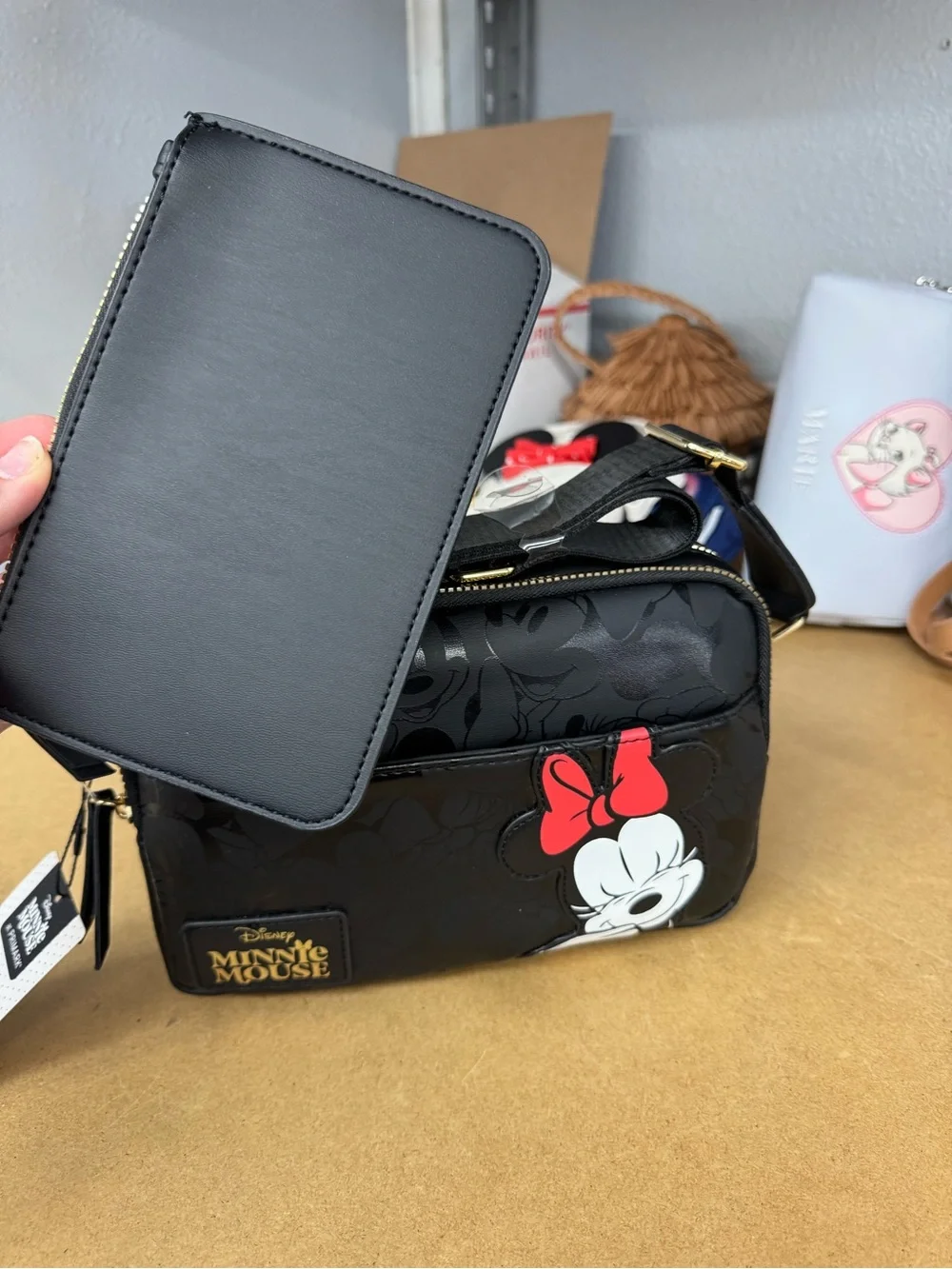 Primark Minnie Mouse Crossbody Bag with Red Bow